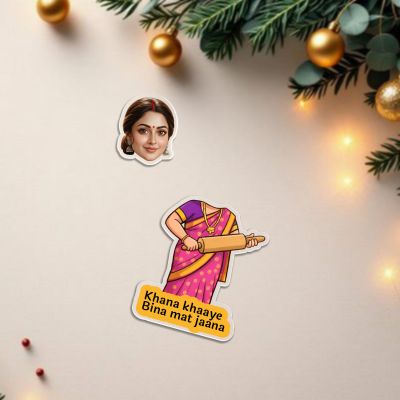 Personalized Mom Bobblehead Caricature with Funny Quote | Battery Powered Moving Head Feature Decoration for Home, Kitchen & Dining Table Birthday Gift for Mom